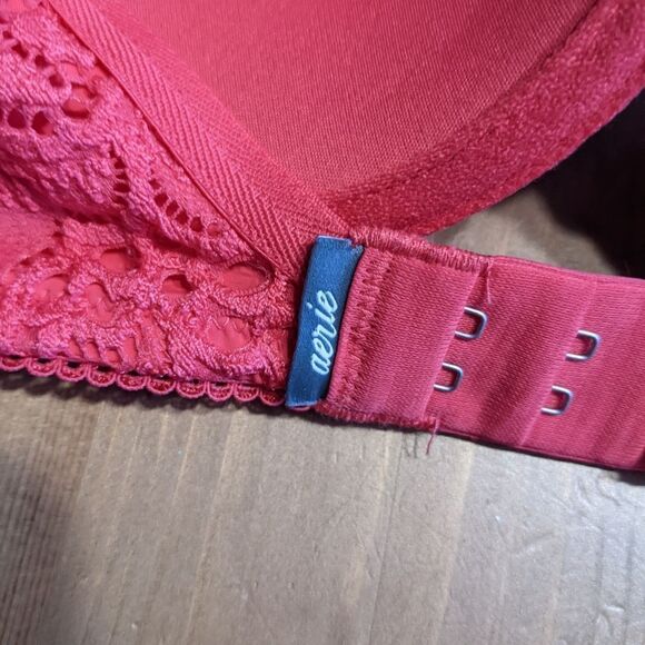 AERIE Harper bra punch pink 34B c004 - Picture 5 of 10